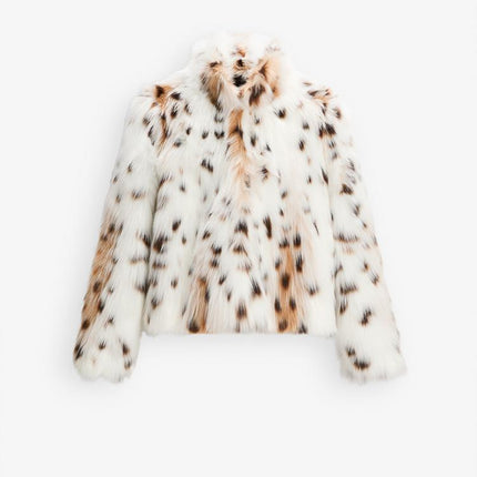 Mallory | Leopard Faux Fur Jacket
