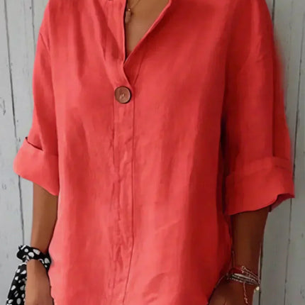 Aubri | Relaxed V-neck Blouse
