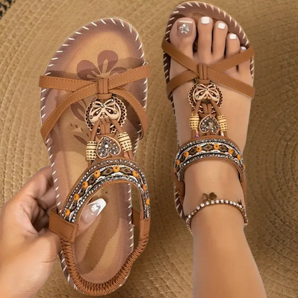 Nada – Orthopedische sandalen in Ibiza-stijl voor comfort & elegantie