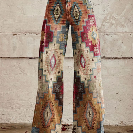 Sara | Boho Vintage Wide-Leg Pants