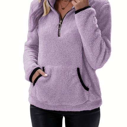 Rosely | Half Zip Borg Fleece