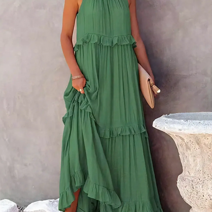 Betania | Ruffle Breeze Maxi Dress