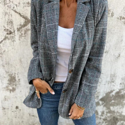 Darcy | Timeless Checked Blazer
