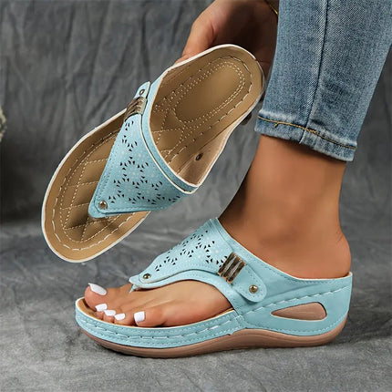 Élodie - Teensandalen met sleehak voor dames