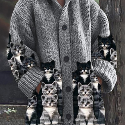 LUNA | Whimsical Cat Cardigan for Cosy Days