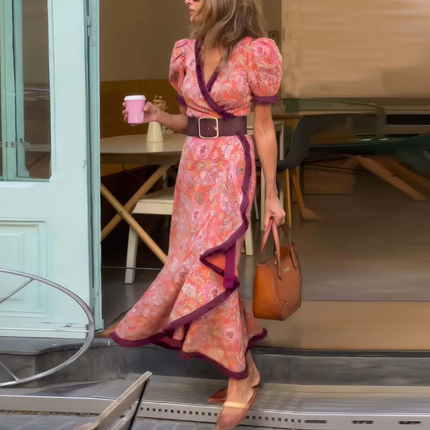 Liana | Summer Roze Maxi Dress