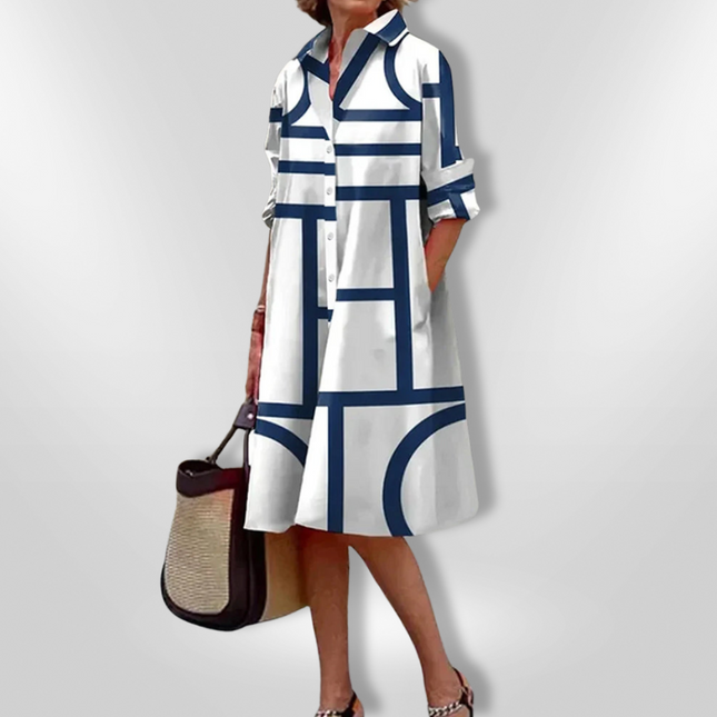 Francine | Chique jurk met knoopjes