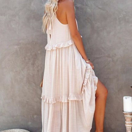 Betania | Ruffle Breeze Maxi Dress
