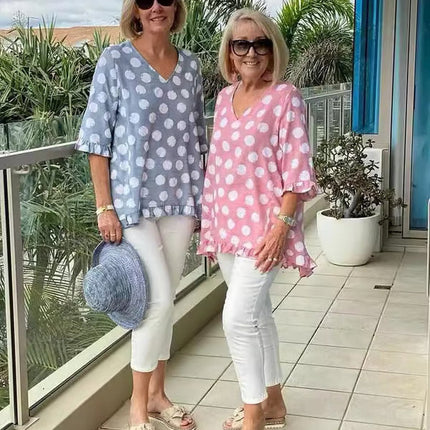 Dulce | Printed Vintage Top