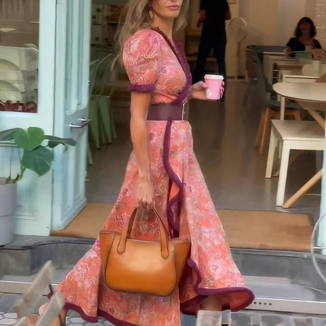 Liana | Summer Roze Maxi Dress