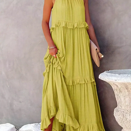 Betania | Ruffle Breeze Maxi Dress