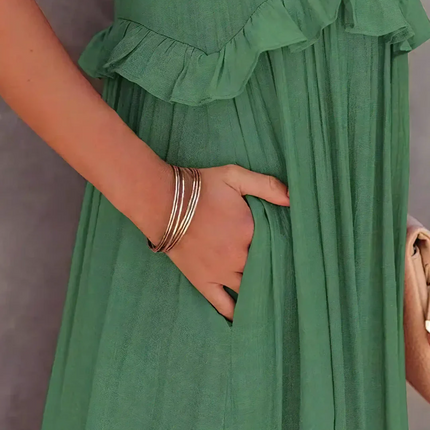 Betania | Ruffle Breeze Maxi Dress