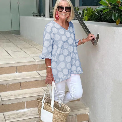 Dulce | Printed Vintage Top