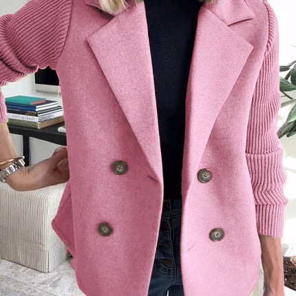 Mariana | Elegant Knit-Sleeve Blazer
