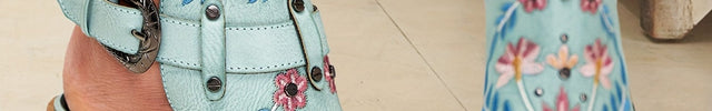 Rosine | Vintage Floral Ankle Boots