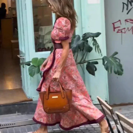 Liana | Summer Roze Maxi Dress
