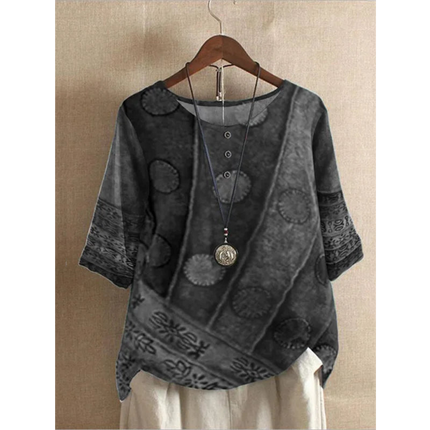 MARISTELLE | Artistic Patchwork Top