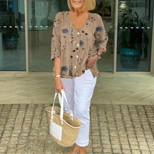ELORA | Blouse met bloemenprint
