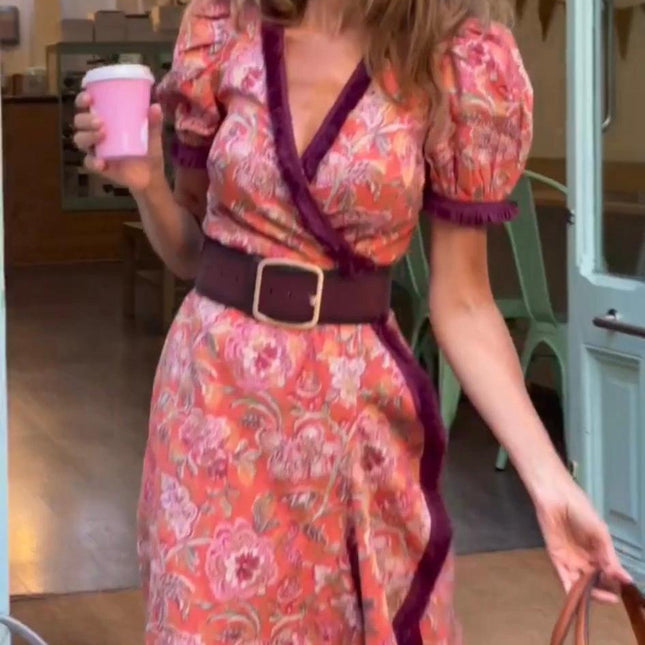 Liana | Summer Roze Maxi Dress