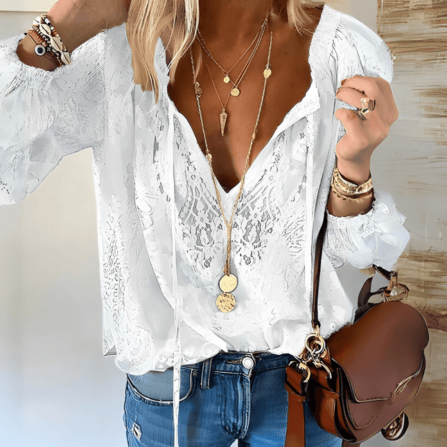 Aerith | Gehaakte Boho Blouse