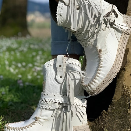 LYRABEL | Women’s Boho Fringe Boots