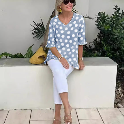 Dulce | Printed Vintage Top