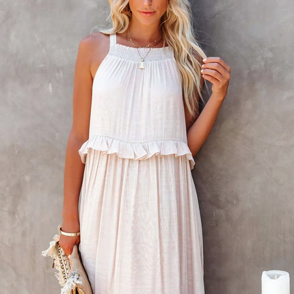 Betania | Ruffle Breeze Maxi Dress