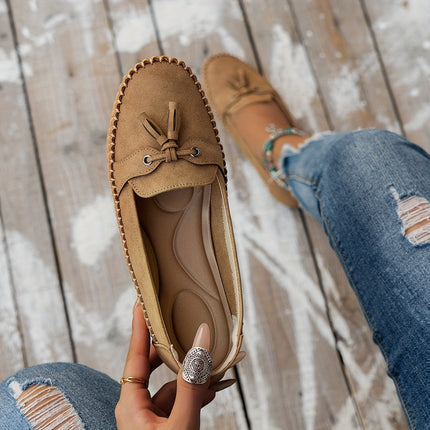 Nadine - Klassieke loafers met kwastdetail