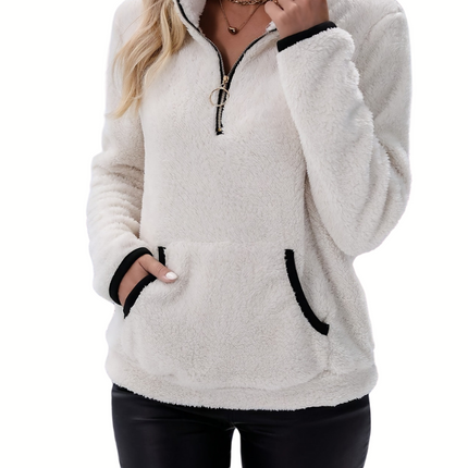 Rosely | Half Zip Borg Fleece