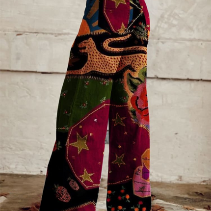Tessa | Vintage Wide-Leg Boho Pants