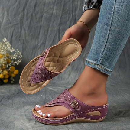 Élodie - Teensandalen met sleehak voor dames