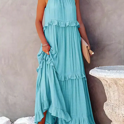 Betania | Ruffle Breeze Maxi Dress