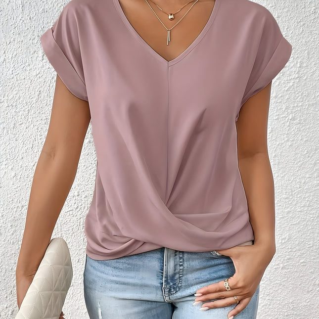 RAENA | Twist-Front Top