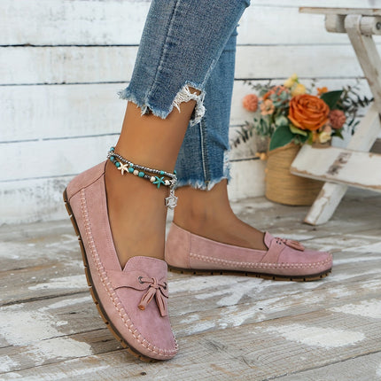 Nadine - Klassieke loafers met kwastdetail
