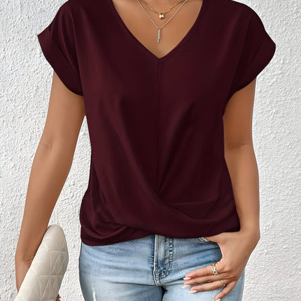 RAENA | Twist-Front Top