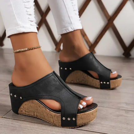 MELISSA - Hoogwaardige sandalen met sleehak