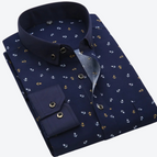 Navy with Anchor Print / XS