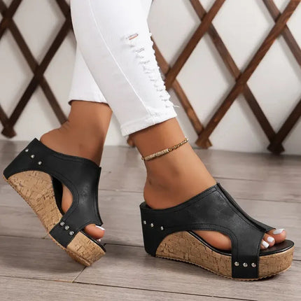 MELISSA - Hoogwaardige sandalen met sleehak