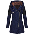 Donkerblauw (with velvet hood) / XS