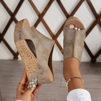 MELISSA - Hoogwaardige sandalen met sleehak