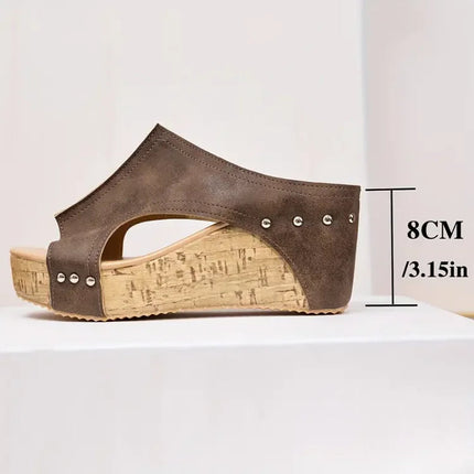 MELISSA - Hoogwaardige sandalen met sleehak