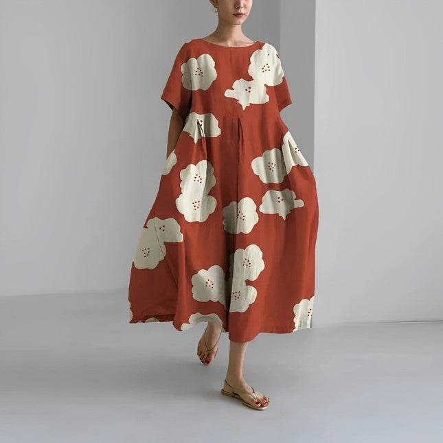 Chanelle | Elegant Printed Dress