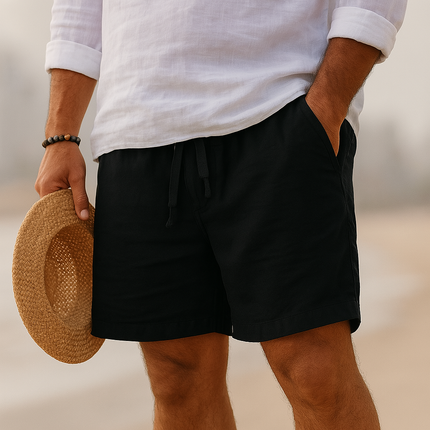 NOLAN | TailoRood Linen-Feel Shorts for Warm Days