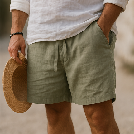 NOLAN | TailoRood Linen-Feel Shorts for Warm Days