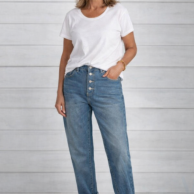 Tove™ - Stijlvolle jeans met hoge taille