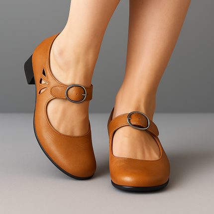 Denisa - Orthopedische leren sandalen