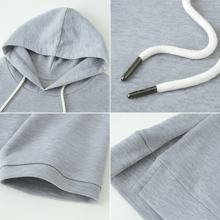 Cheryl | Short Sleeve Hooded Pullover