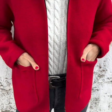 Sutton | Stylish Lapel Zipper Jacket