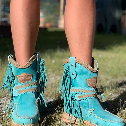 LYRABEL | Women’s Boho Fringe Boots