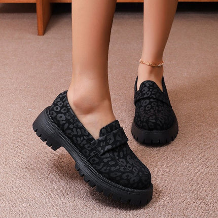 Lisa | Leopard Loafers